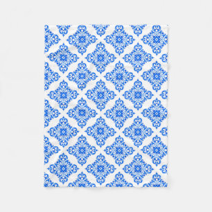 Couverture Polaire Baby Boy Blue White Nursery Coordonnée de la chamb