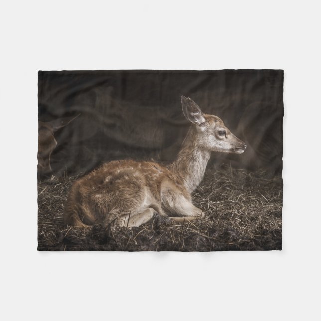 Couverture Polaire Baby Deer (Devant (Horizontal))