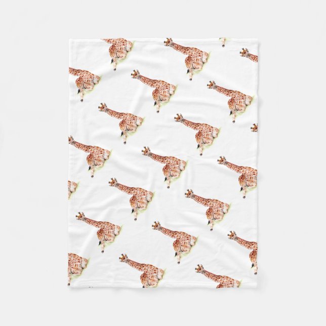 Couverture Polaire Baby Giraffe (Devant)