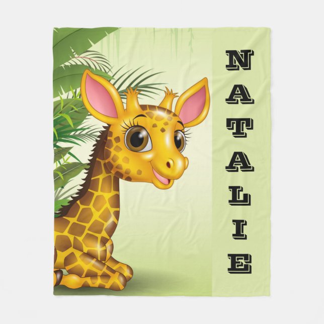 Couverture Polaire Baby Giraffe (Devant)