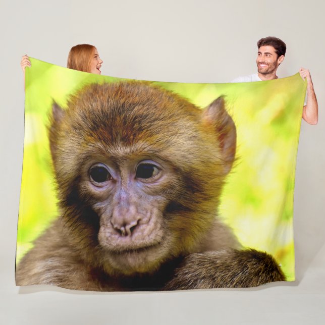 COUVERTURE POLAIRE BABY MONKEY (En situation)