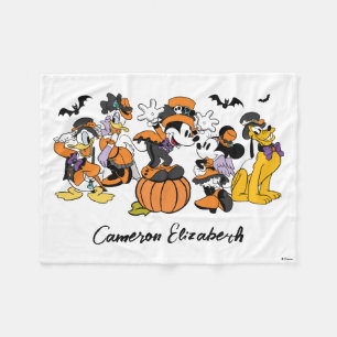 Couverture Polaire Baby shower d'Halloween Mickey & Friends