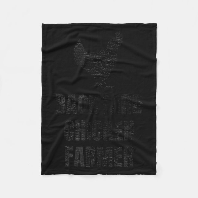 Couverture Polaire Backyard Chicken Farmer Distressed Gift For Chicke (Devant)