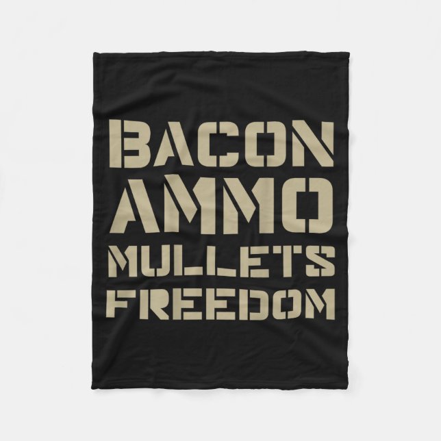Couverture Polaire Bacon Ammo Mullets Dom (on Back)  (Devant)