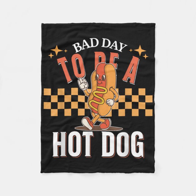 Couverture Polaire Bad Day Pour Être Un Chien Chaud, Mème De Nourritu (Devant)