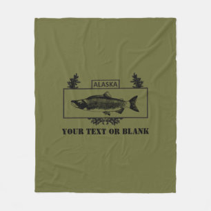 Couverture Polaire Badge de pêcheur de combat de l'Alaska