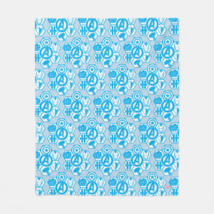 Couverture Polaire Badge Icône Avengers Assemble