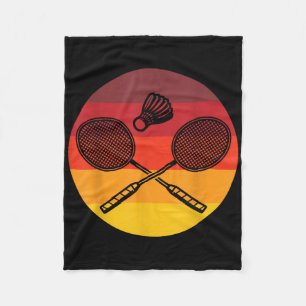 Couverture Polaire Badminton Graphic Badminton Player Navette Sports