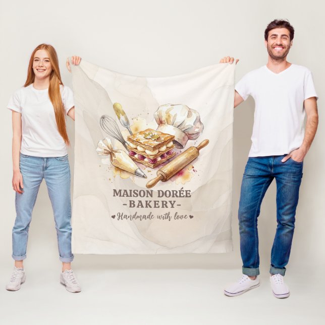 Couverture Polaire Bakery Store Pastry Chef Dessert Sweets Cake Baker (En situation)