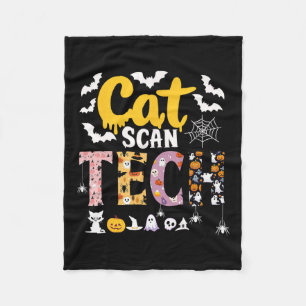 Couverture Polaire Balayage Cat Ct Rad Tech Halloween Costume Araigné