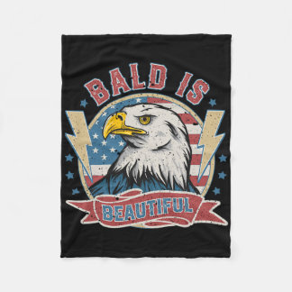Couverture Polaire Bald est magnifique 4 juillet fête de l'Indépendan