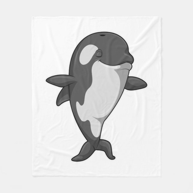 Couverture Polaire Baleine tueuse au Yoga Fitness in Standing (Devant)