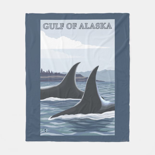 Couverture Polaire Baleines #1 - le golfe d'Alaska d'orque (Devant)