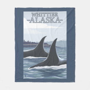 Couverture Polaire Baleines #1 - Whittier, Alaska d'orque