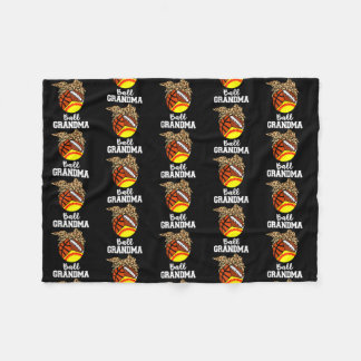 Couverture Polaire Ball Grandma Funny Softball Volleyball Basketball