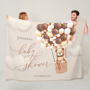 Couverture Polaire Ballons d'ours Neutral Douche Virtuelle Arrière-pl