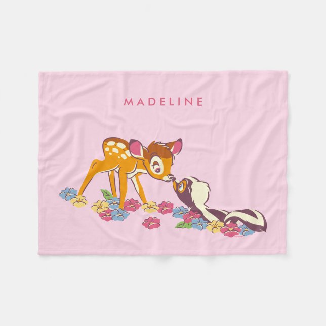 Couverture Polaire Bambi | Douce comme peut être (Devant (Horizontal))