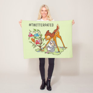 Couverture Polaire Bambi Et Thumper Rire Des Oiseaux