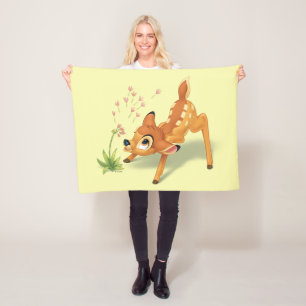 Couverture Polaire Bambi regarde les graines de Dandelion voler