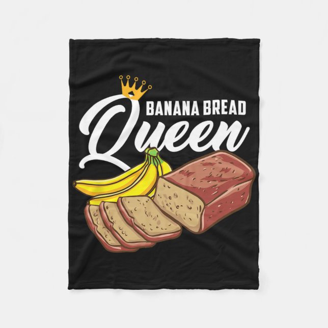 Couverture Polaire Banana Bread Queen Banana Bread  (Devant)