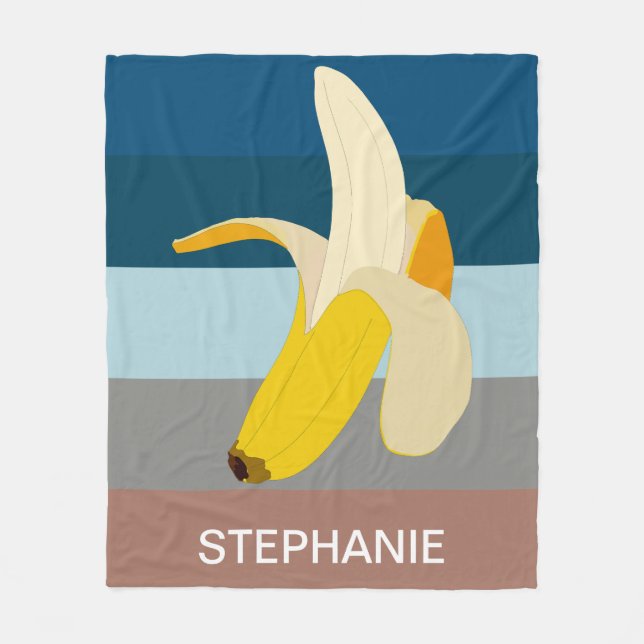 Couverture Polaire Banane (Devant)