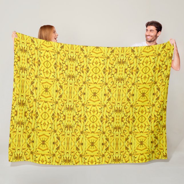 Couverture Polaire Bananes à propos de ma petite crosse Blankie (En situation)