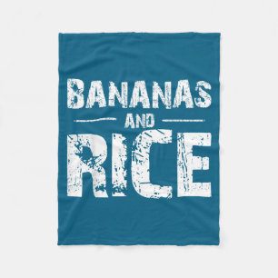 Couverture Polaire Bananes et riz
