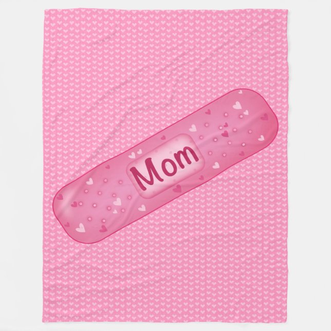 Couverture Polaire  band-aid mom (Devant)