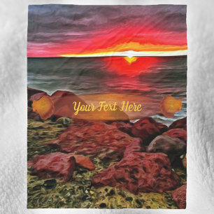 Couverture Polaire Banderas Rocky Sunset 914