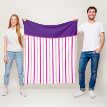 Bandes blanches violettes roses