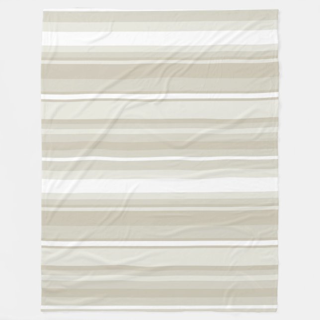 Couverture Polaire Bandes de grès (Devant)