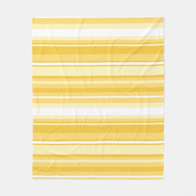 Couverture Polaire Bandes jaunes (Devant)