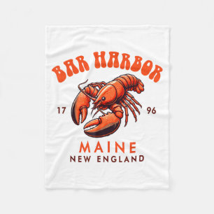 Couverture Polaire Bar Harbor Maine Nouveau Angleterre Voyage Drôle B