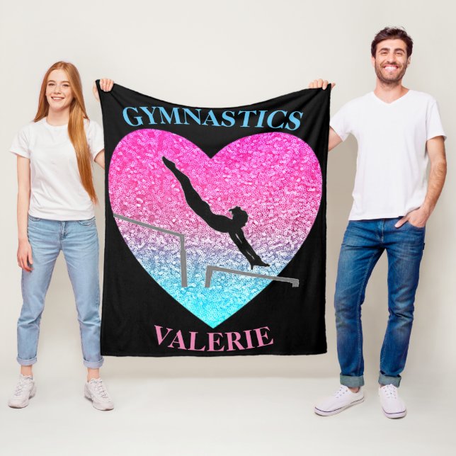 Couverture Polaire Bars de gymnastique non-ven Blanche en polaire ave (En situation)