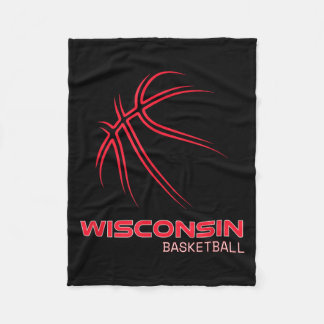 Couverture Polaire Basball Wi Love The Badger State Souvenir