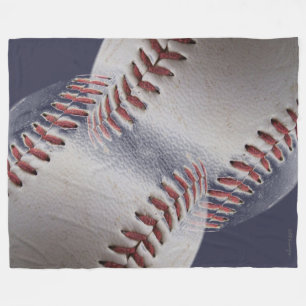 Couverture Polaire Base-ball abstraits (arrière - plan bleu)