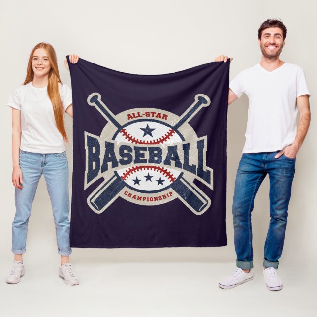 Couverture Polaire Baseball All Star Team Sport (En situation)