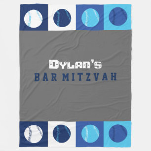 Couverture Polaire BASEBALL cool Bar Mitzvah Photo Op Backdrop