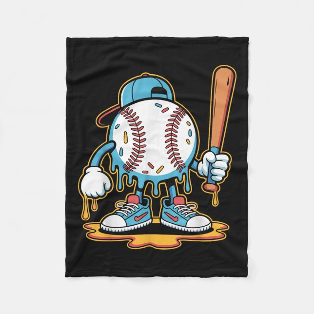 Couverture Polaire Baseball Lifestyle 101 Tee Youth Baseball Drip Ice (Devant)