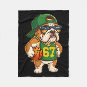 Couverture Polaire Basket-ball Bulldog 67 Argot Gen Alpha Srts Garçon