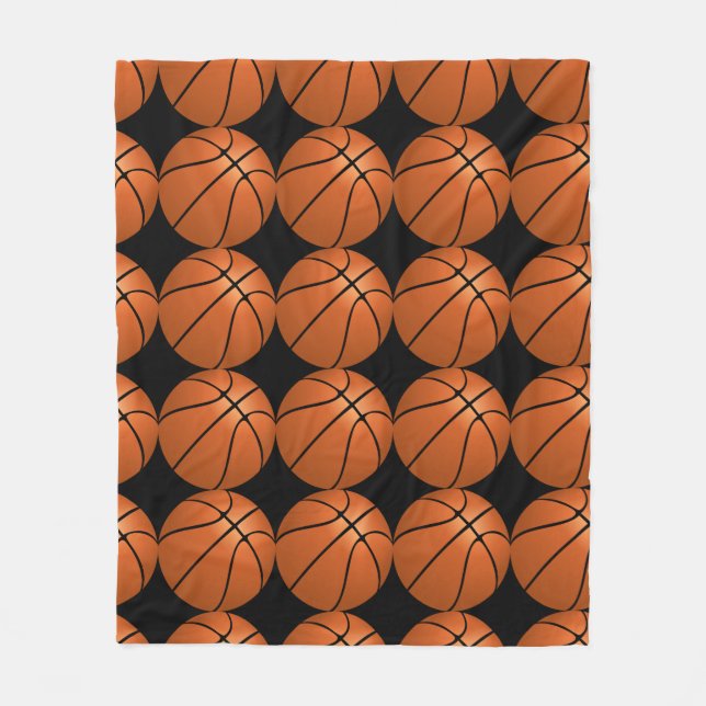 Couverture Polaire Basket-ball Fleece Blanket Sports Vans Athlètes (Devant)