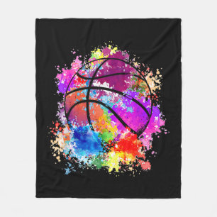 Couverture Polaire Basketball Adolescentes Filles Ados Baller Dunk