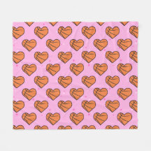 Basketball Ball Texture In Heart Shape - Pattern