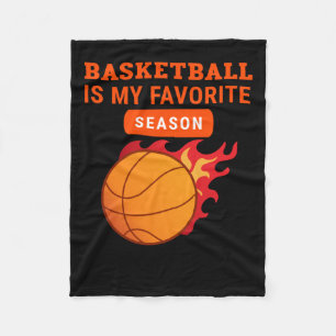 Couverture Polaire Basketball Est Mon Amant De Basketball De Saison F