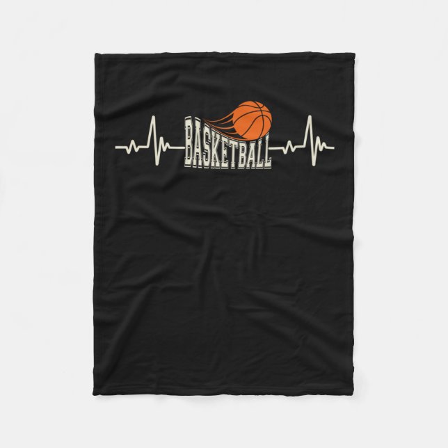 Couverture Polaire Basketball Heartbeat 3 (Devant)