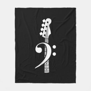 Couverture Polaire Basse Guitare Lecteur - Basse Guitare Musicien