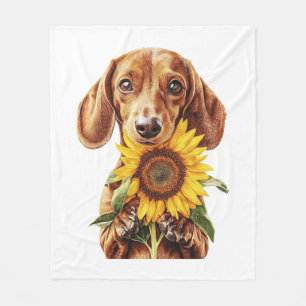 Couverture Polaire Basset allemand