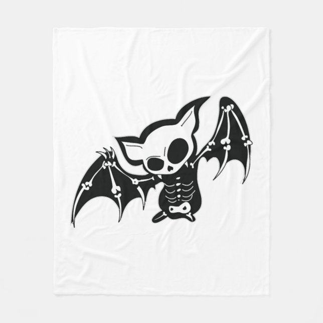 Couverture Polaire Bat Halloween (Devant)