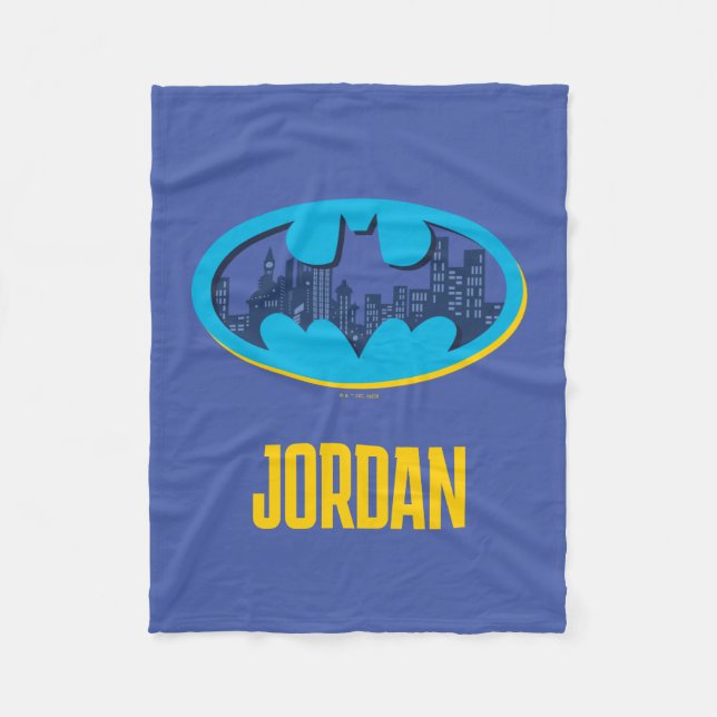 Couverture Polaire Batman | Symbole de la ville de Gotham (Devant)