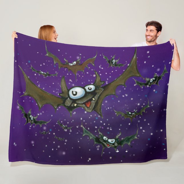 Couverture Polaire Bats (En situation)